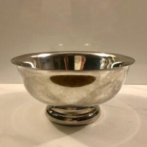 Vintage Paul Revere Style Footed Silver Bowl